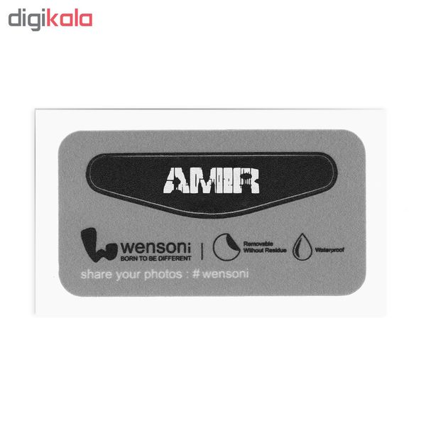 برچسب لایت بار دسته پلی استیشن 4 ونسونی طرح AMIR