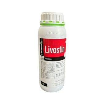 محلول کبدشور پرندگان لیووستین مدل Livostin حجم 1 لیتر