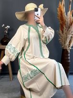 پیراهن لینن مزونی درنا 1184