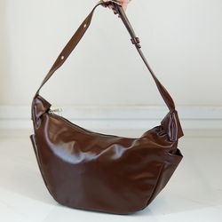 کیف دوشی زنانه شل قایقی بند پانچی