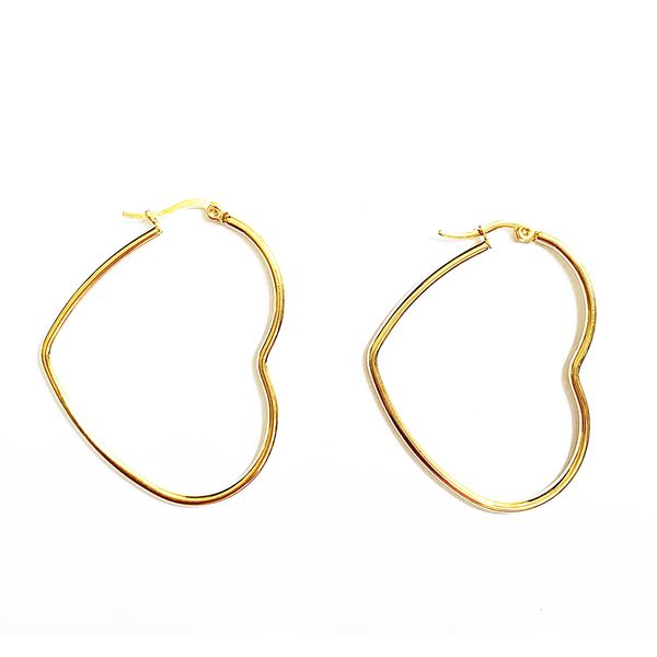 گوشواره زنانه مدل قلب کد 33