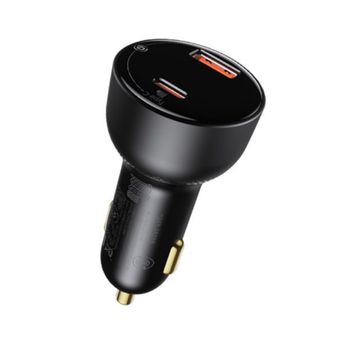 شارژر فندکی 100 وات بیسوس مدل Superme Digital Display PPS CCZX-100CS