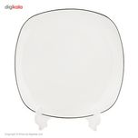 سرویس چینی 27 پارچه غذاخوری چینی زرین ایران سری کواترو مدل سمن درجه عالی