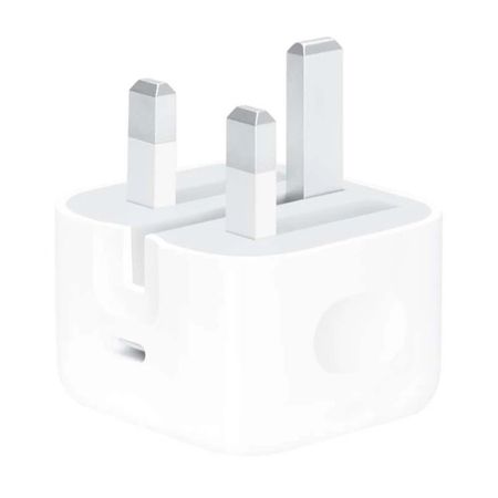 شارژر 20 وات 3 پین اپل مدل A2344 (کیفیت متوسط) با ضمانت سلامت محصول