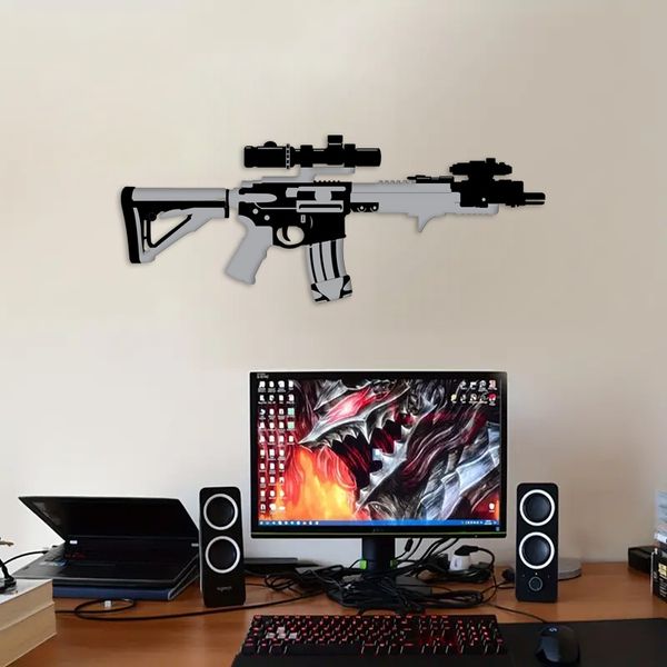 استیکر مدل m4 gun03