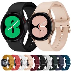 بند سیلیکون اصلی سگک دار مدل Silicon-W مناسب برای ساعت هوشمند سامسونگ Galaxy Watch 4/5/6/7/FE سایز 40/42/43/44/46/47 میلی متری