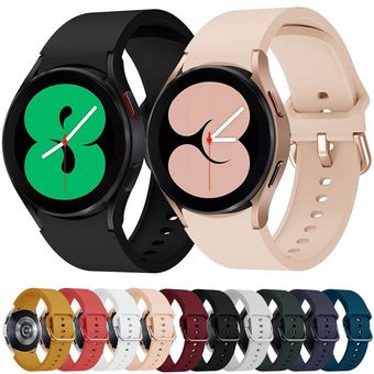 بند سیلیکون اصلی سگک دار مدل Silicon-W مناسب برای ساعت هوشمند سامسونگ Galaxy Watch 4/5/6/7/FE سایز 40/42/43/44/46/47 میلی متری