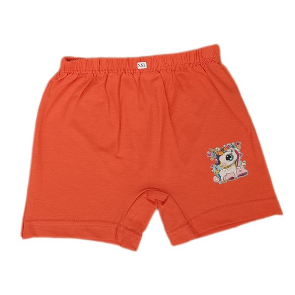 شورت دخترانه مدل کارتونی مجموعه 6 عددی