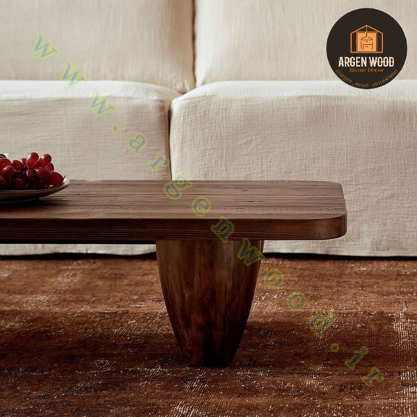 میز جلو مبلی چوبی مدرن و خاص طرح ماریکو