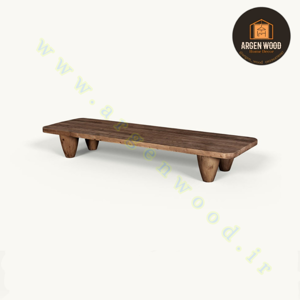 میز جلو مبلی چوبی مدرن و خاص طرح ماریکو