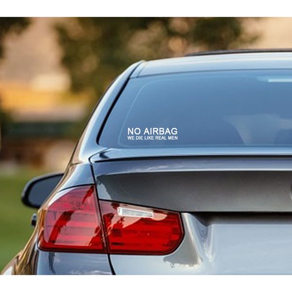 برچسب بدنه خودرو طرح No airbag مدل Shb09