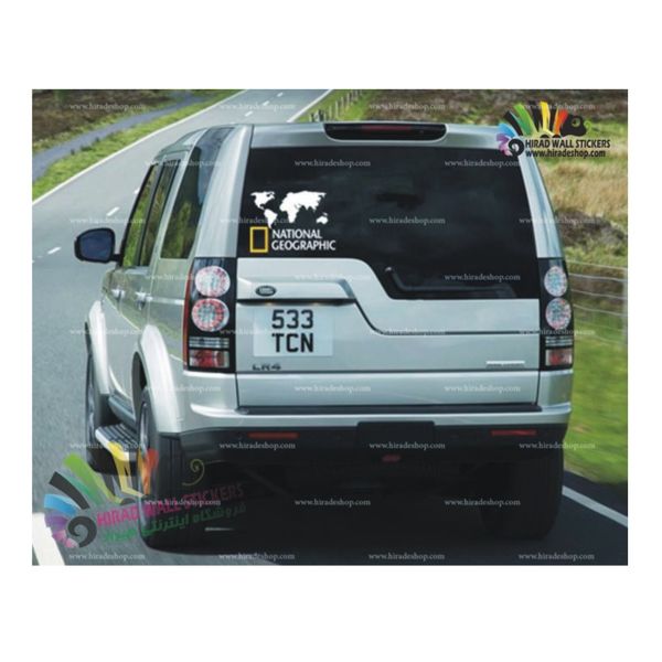 برچسب بدنه خودرو لیزارد مدل آفرود طرح نشنال جئوگرافیک کد LZD-736