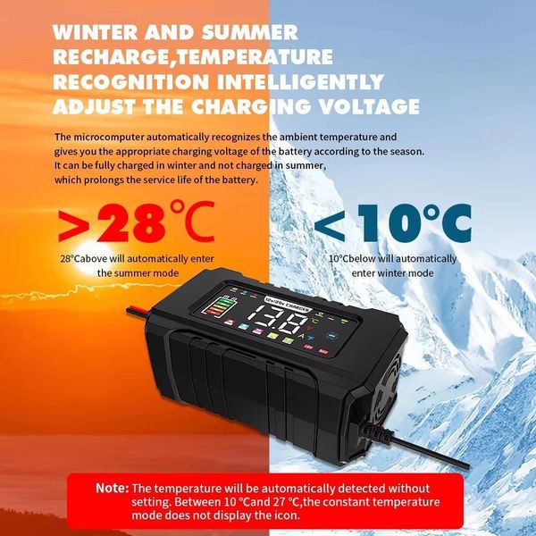 شارژر باتری خودرو برای باتری های تا 200 آمپر ساعت