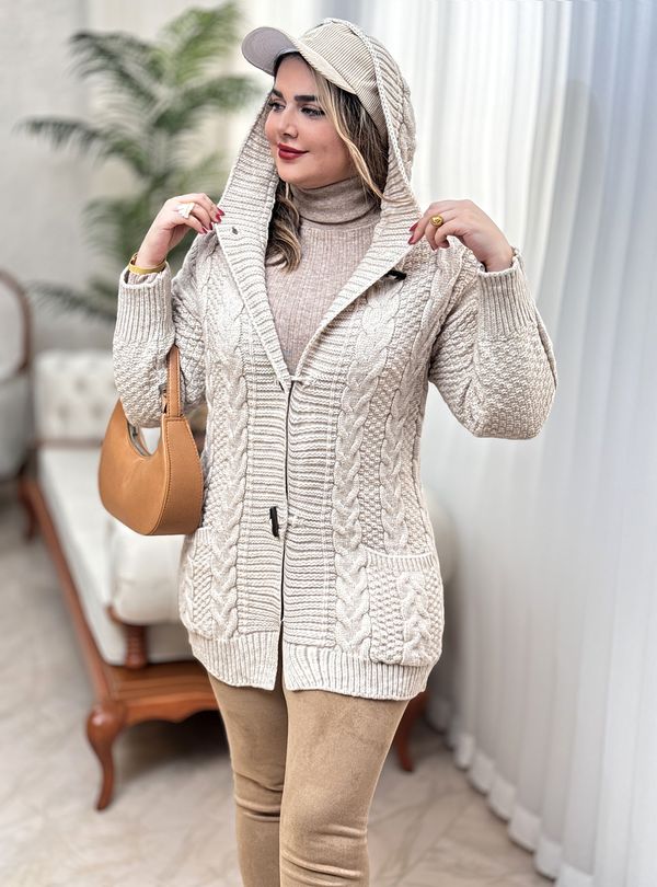 ژاکت وارداتی کلاهدار 2444