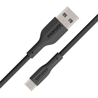 کابل تبدیل USB به USB-C پرومیت مدل ECOLINE-CC120.BLK طول 1 متر