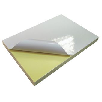 کاغذ پشت چسبدار گلاسه کد 100 سایز A4 بسته 20 عددی