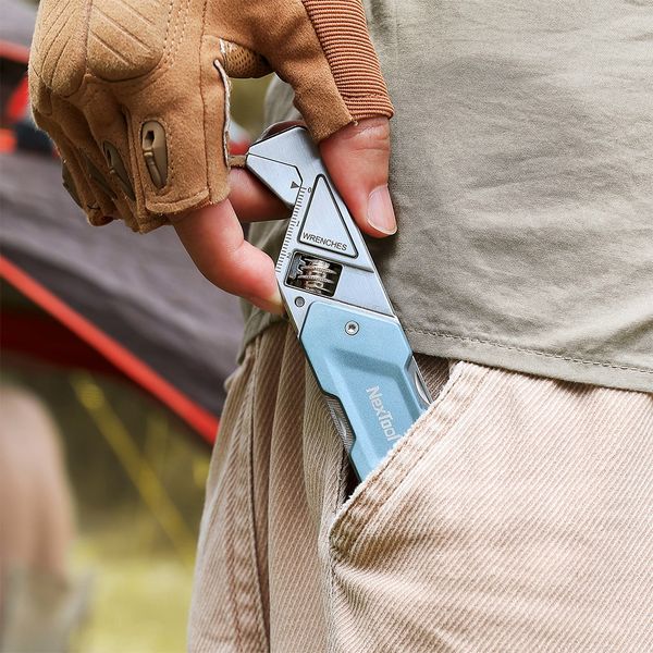 ابزار چندکاره سفری نکس تول مدل Light Wrench W2 به همراه سری پیچ گوشتی