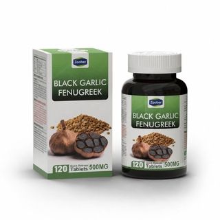 قرص سیر سیاه شنبلیله زوبر 120 عددی | بهبود و کنترل دیابت