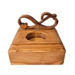 جاشمعی مدل چوبی طرح حب