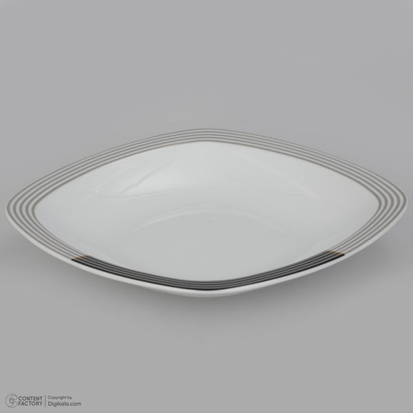 سرویس غذاخوری 27 پارچه 6 نفر چینی زرین ایران مدل وگاس اوریت سری کواترو درجه عالی