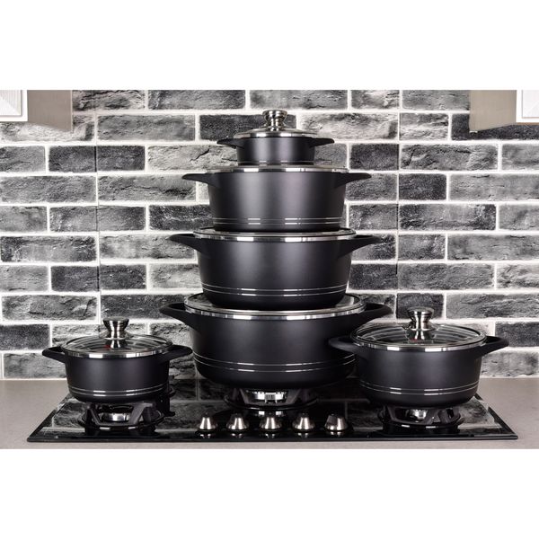 سرویس پخت و پز 33 پارچه ام جی اس طرح ایتالیاB کد800187