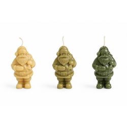 شمع دست‌ساز مدل Santa مجموعه 3 عددی