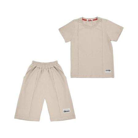 ست تی شرت و شلوارک پسرانه مدل MDSS-CH0668