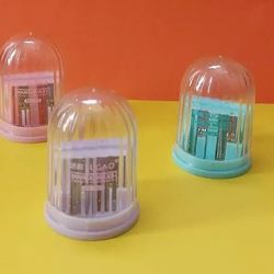 تراش مخزن دار طرح قفس کد 327 بسته 6 عددی