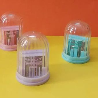 تراش مخزن دار طرح قفس کد 327 بسته 6 عددی