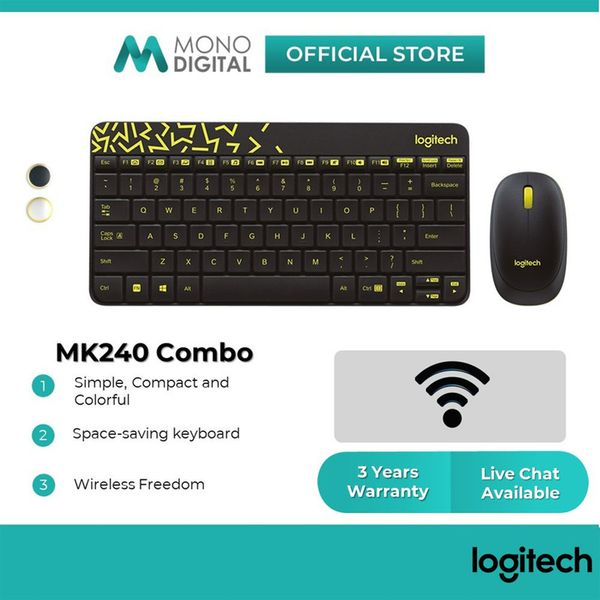 کیبورد و ماوس بی سیم لاجیتک مدل MK240