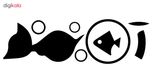 استیکر یخچال صالسو آرت طرح fish in dream az
