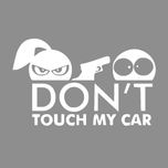 برچسب بدنه خودرو شیپرس طرح DONT TOUCH کد Sd007 S