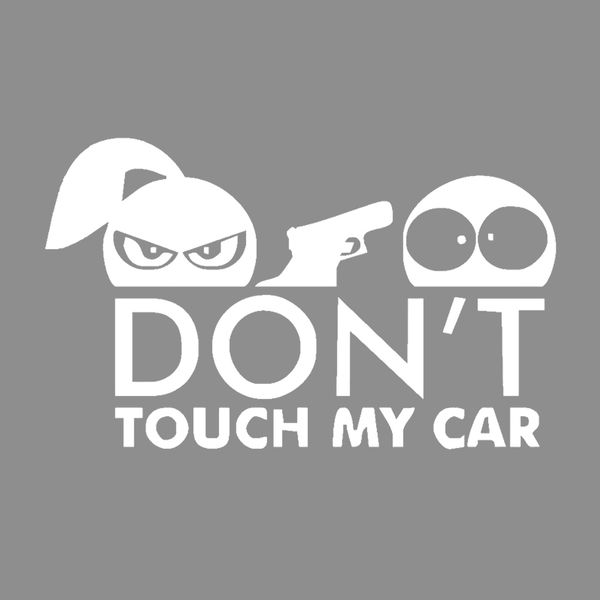 برچسب بدنه خودرو شیپرس طرح DONT TOUCH کد Sd007 S