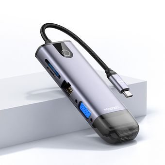 هاب 10 پورت USB-C مک دودو مدل HU-7420