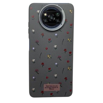 کاور طرح چرمی مدل گل ریز مناسب برای گوشی موبایل شیائومی  Redmi Poco X3
