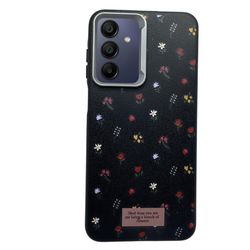 کاور طرح چرمی مدل گل ریز مناسب برای گوشی موبایل سامسونگ Galaxy A54