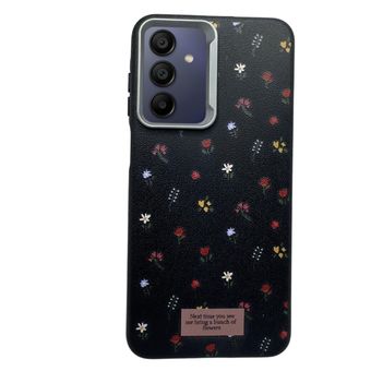 کاور طرح چرمی مدل گل ریز مناسب برای گوشی موبایل سامسونگ Galaxy A54