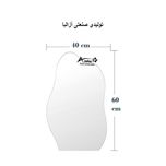 آینه دیواری آزالیا مدل دفرمه DF2BC4060