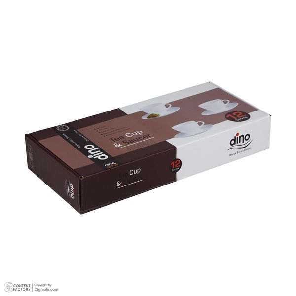 سرویس چای خوری 12 پارچه دینو مدل دانمارکی 