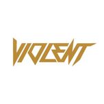 برچسب شیشه خودرو طرح VIOLENT کد Sv002T*168