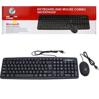 صفحه کلید و ماوس سیم دار ایکس پی XP-9500 (ست ماوس و کیبورد)