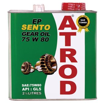 روغن گیربکس خودرو آترود 75w80 Sento حجم 2.5 لیتر