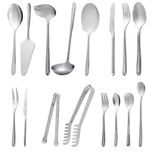 سرویس قاشق، چنگال و کارد استیل 146 پارچه 30 نفره کابان مدل 3166