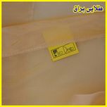 پرده تیکو دکو مدل دوخت ساده حریر سایز 400*280 سانتیمتر