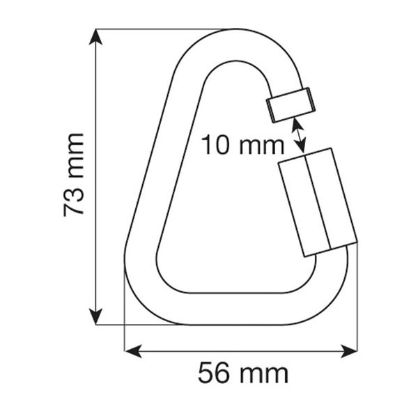 کارابین کمپ مدل Delta Quick Links 8mm F2022