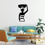 دیوارکوب ماهوت طرح زن آفریقایی کد 03