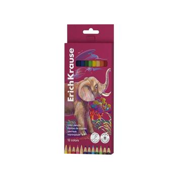 مداد رنگی 12 رنگ اریک کراوزه طرح فیل کد 61814