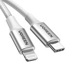 کابل تبدیل USB-C به لایتنینگ یوگرین مدل US304 طول 2 متر
