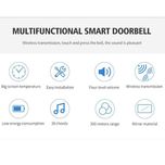 زنگ بی سیم مدل 2T195-BB مجموعه سه عددی