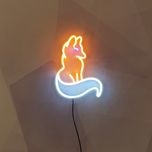 چراغ نئونی دیواری مدل روباه
